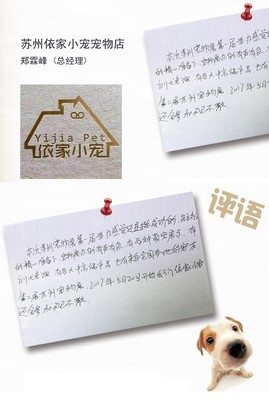 宠物店好评语